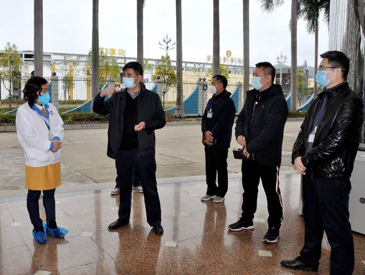 風華高科王廣軍董事長檢查疫情防控工作