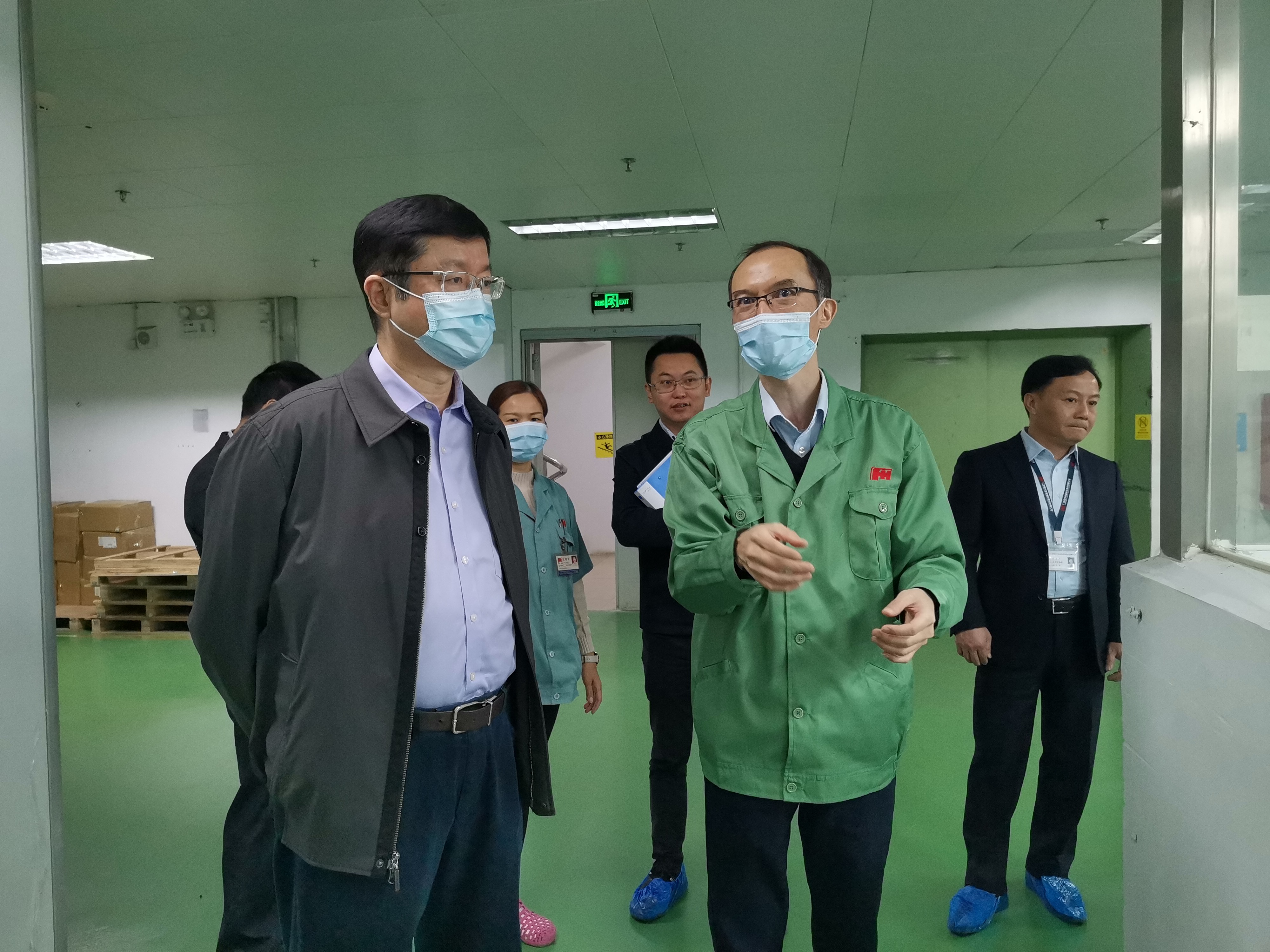風(fēng)華高科董事長(zhǎng)劉偉帶隊(duì)到端華、電感分公司調(diào)研